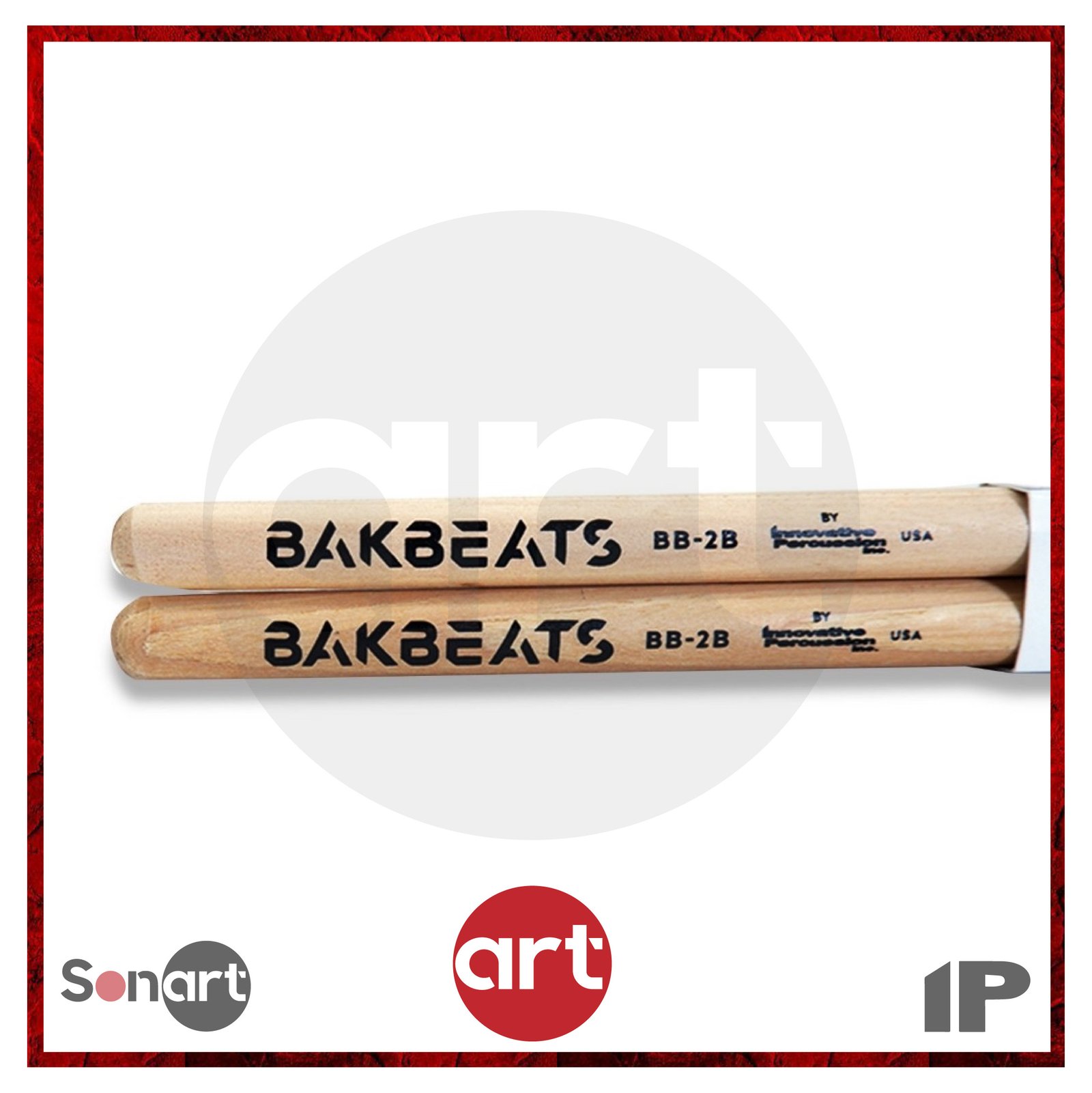 Baquetas para Batería IP BB-2B Bakbeats Series