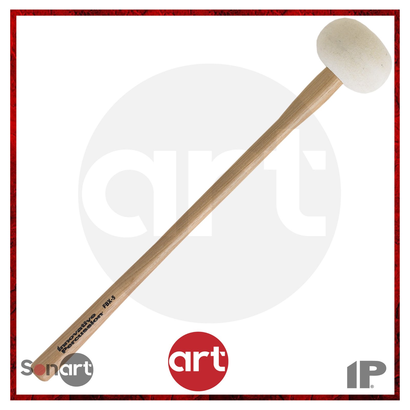 Mazos para Bombo Marching IP FBX-5 Field Series Mango Cónico Duro