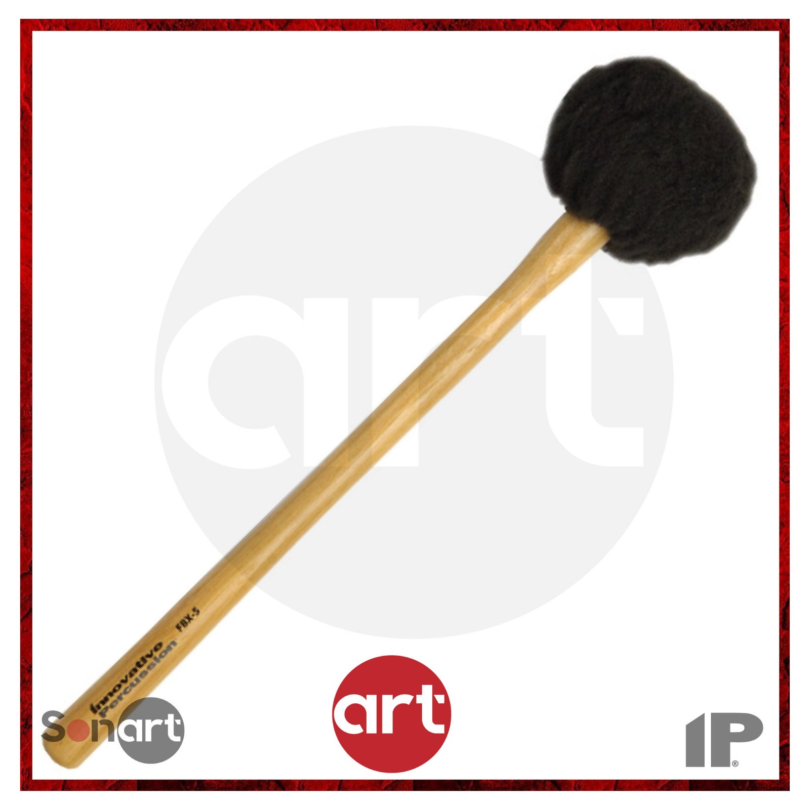 Mazos para Bombo Marching IP FBX-5S Field Series Mango Cónico Soft