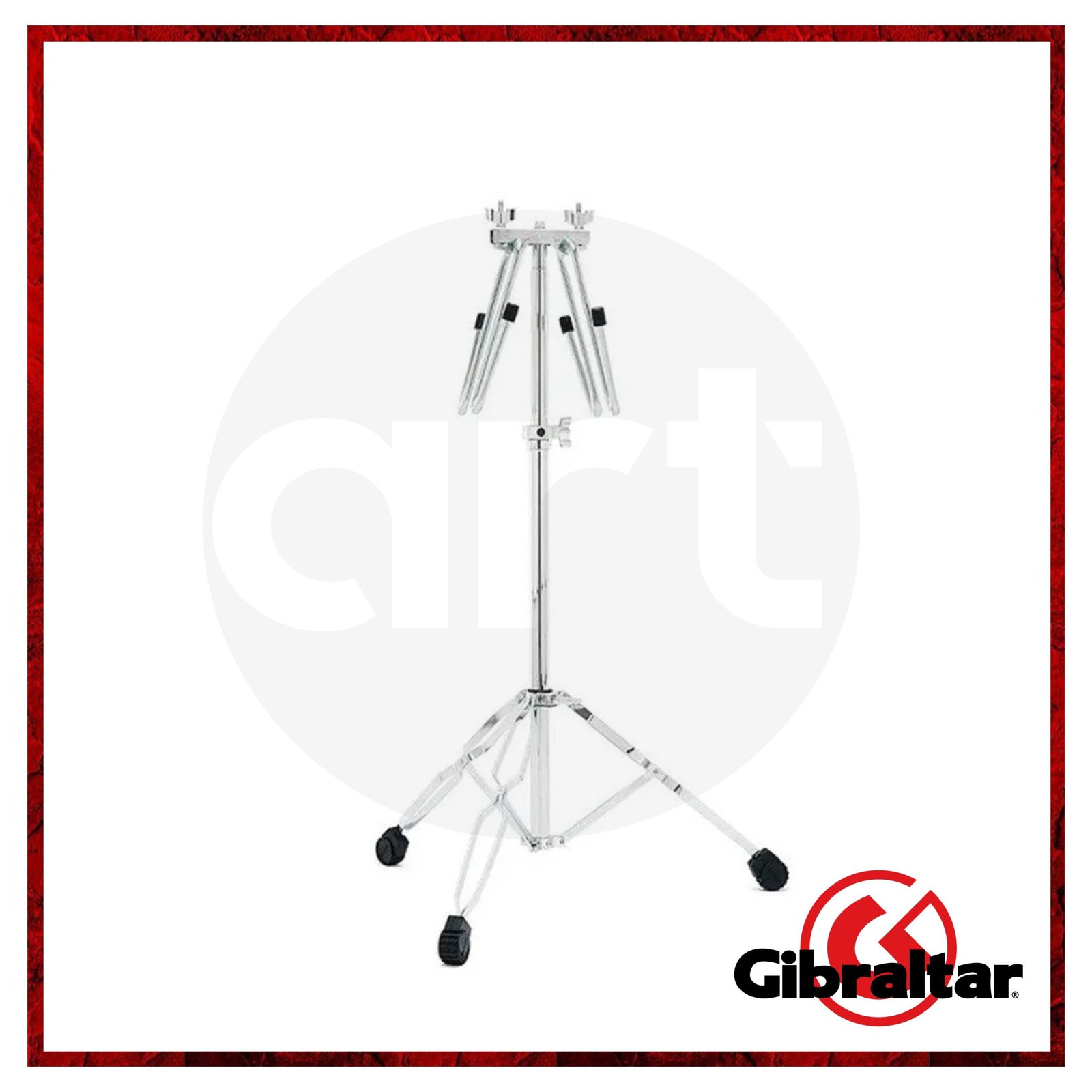 Atril Gibraltar para platillos cromado BASE-GBPL