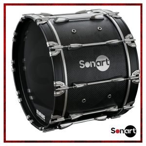 Bombo Marching SONART 26" x 14" Fibra de Carbono