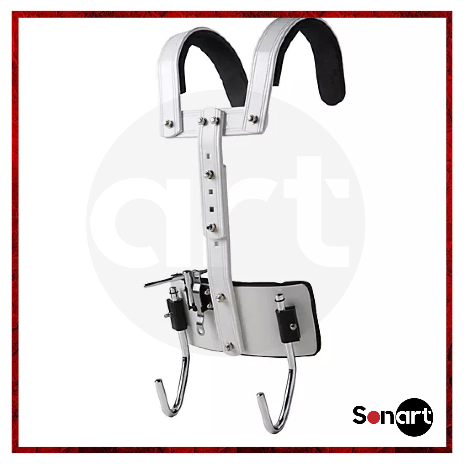 Redoblante Marching Cargador Jimbao Blanco CG-JIMB REDO