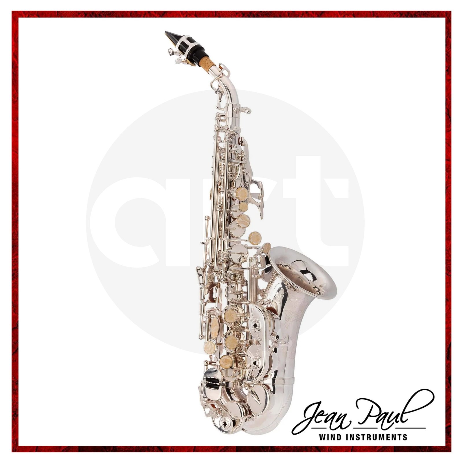 Saxofón Soprano Curvo Jean Paul CS-660S, Acabado Dorado