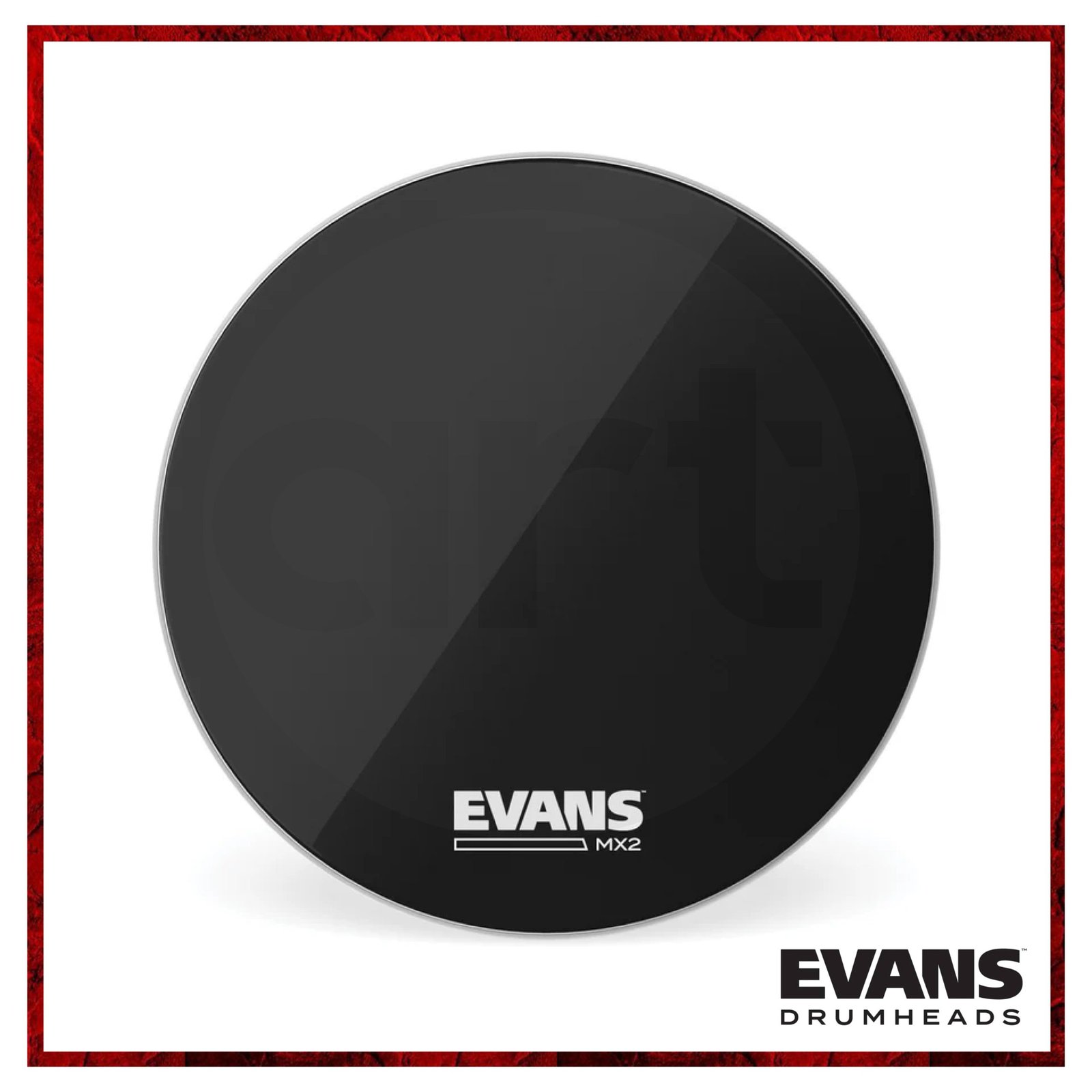 Bombo Marching Evans MX2 20" Negro