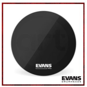 Bombo de Marcha Evans MX2 20" Negro | Parche EV-MX2N22BB