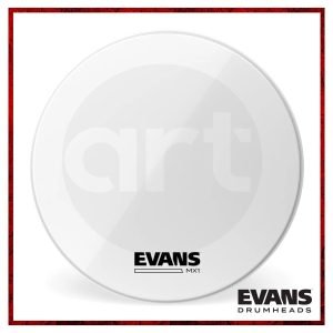 Bombo Marching Evans MX1 24" Blanco