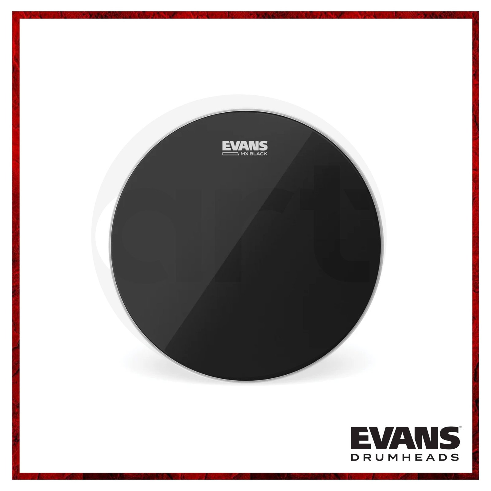 Parche para multitenor Evans MX Negro 10" EV-MXT10
