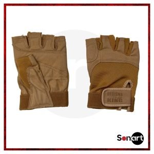 Guantes Designs By King Color Guard talla L color kaki o beige | Ref. GUANT-DK L