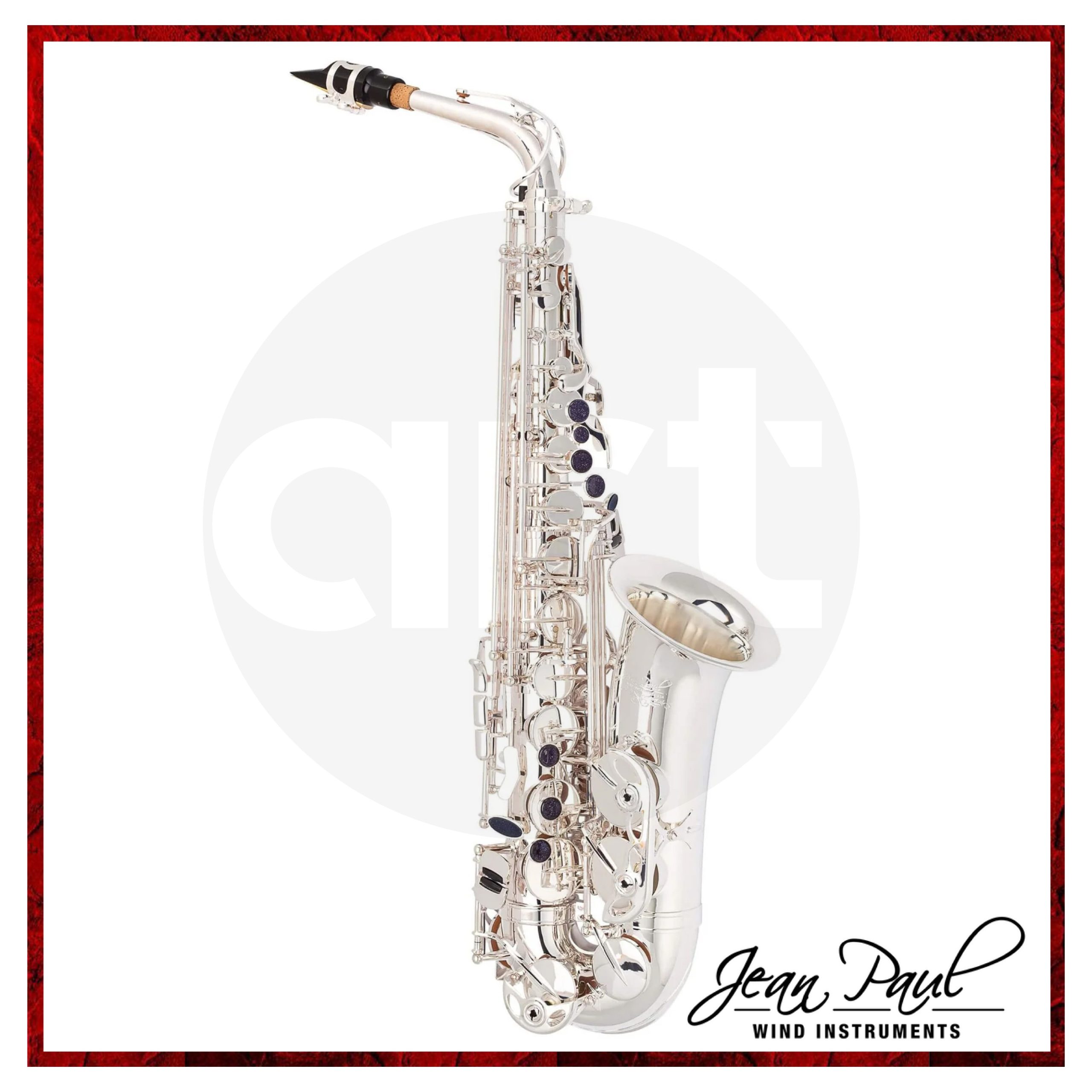 Saxofón Alto Profesional Plateado Jean Paul AS-860S