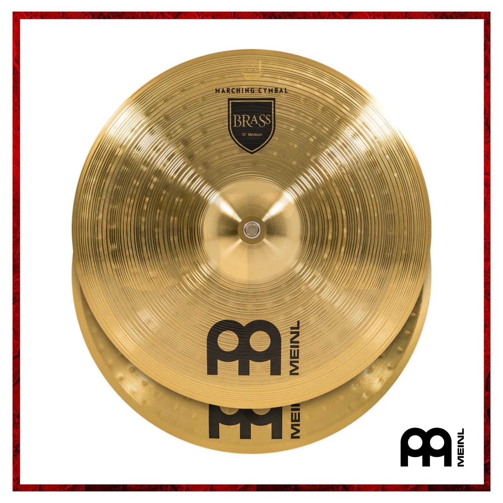 Platillos Marching Meinl 16" Brass